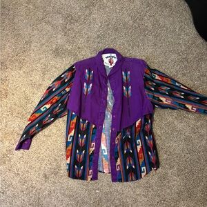 Wrangler Painted Desert Vintage Purple Shirt